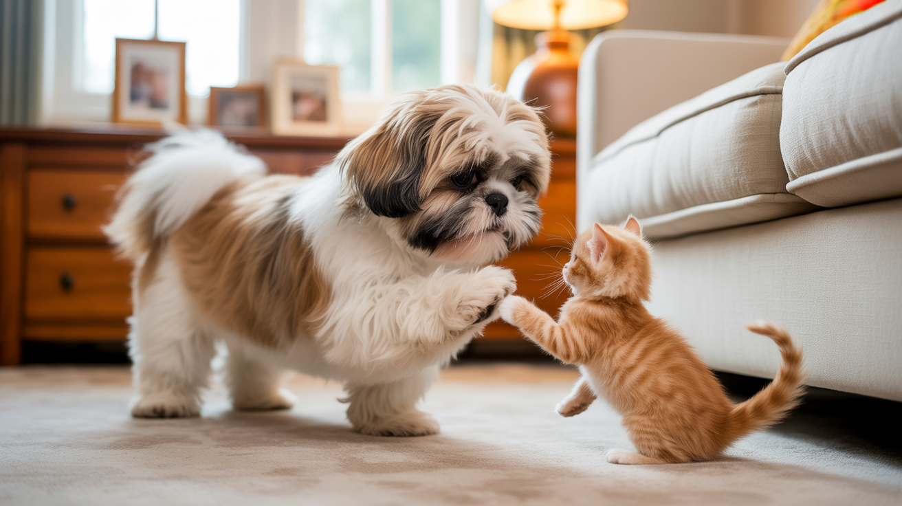Shih Tzu mejores perros pequeños para apartamentos