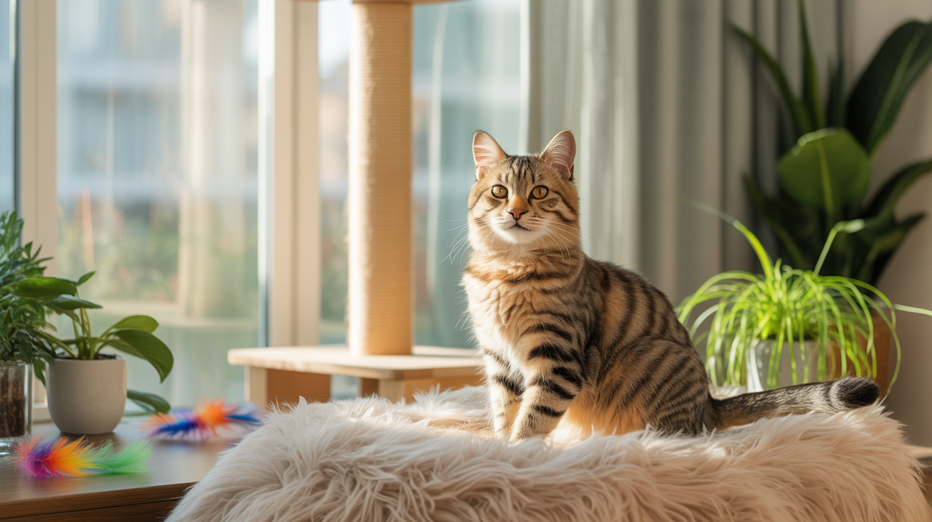 cómo cuidar un gato de interior correctamente